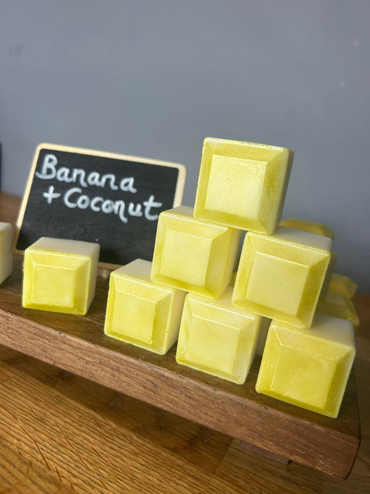 Handmade Banana And Coconut Soy Wax Melts